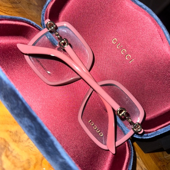 Gucci Square-Frame Injection Optical Frames - Picture 3 of 5